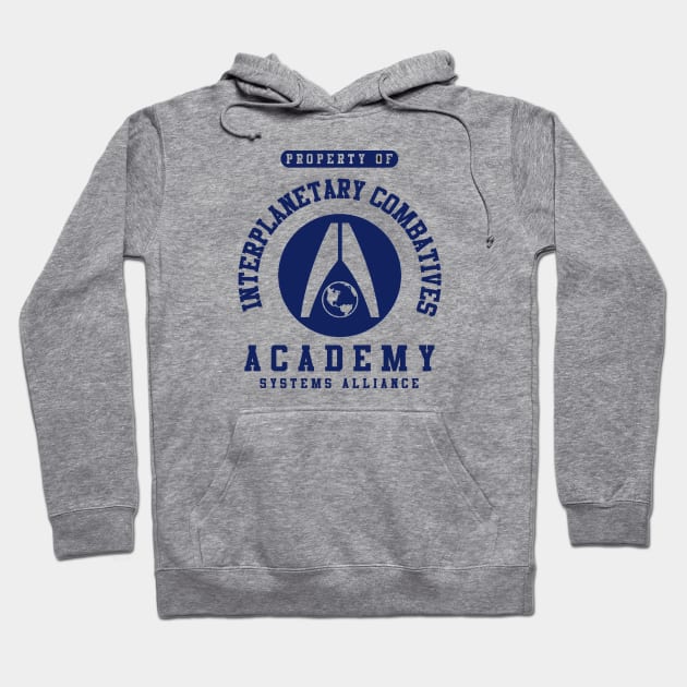 Interplanetary Combatives Academy | Mass Effect Hoodie by threadbaregaming